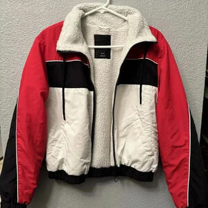 2/40$ Adorable Ardene Retro Style Fur Lined Short Jacket